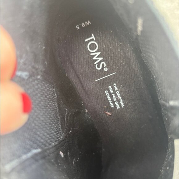 Toms Everly Boots - Black Oiled Nubuck Fit 8.5W - Picture 6 of 10